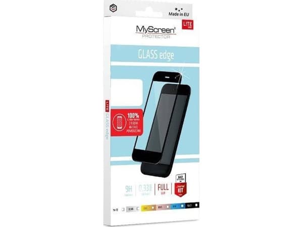 MyScreen Protector Samsung Galaxy A6 2018 - DIAMOND GLASS LITE edge FULL GLUE karkaistu lasi hieman pyöristetyille näytöille