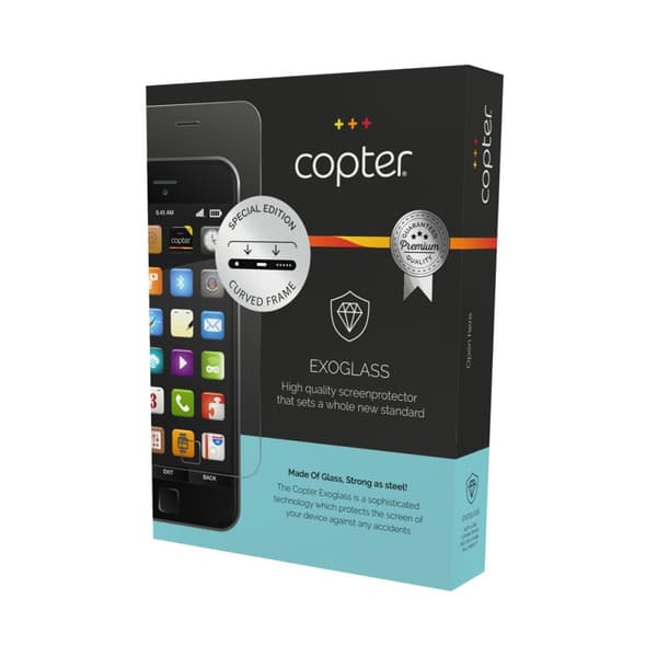 Skärmskydd Copter Exoglass Curved iPhone 7/8 Plus - Vit