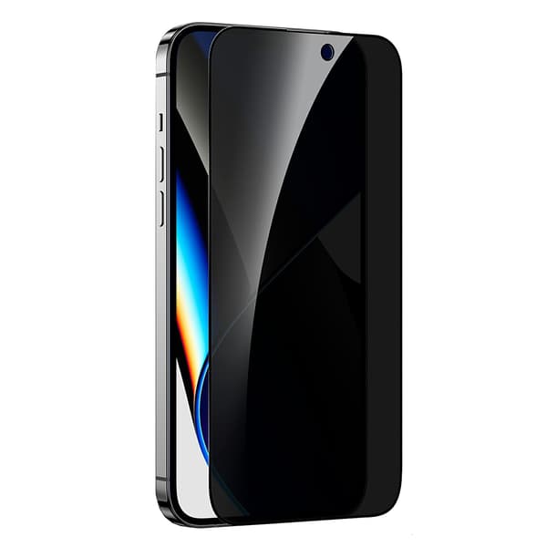 2-PACK iPhone 14 Pro Max Skärmskydd Anti-Spy HD 0,3mm
