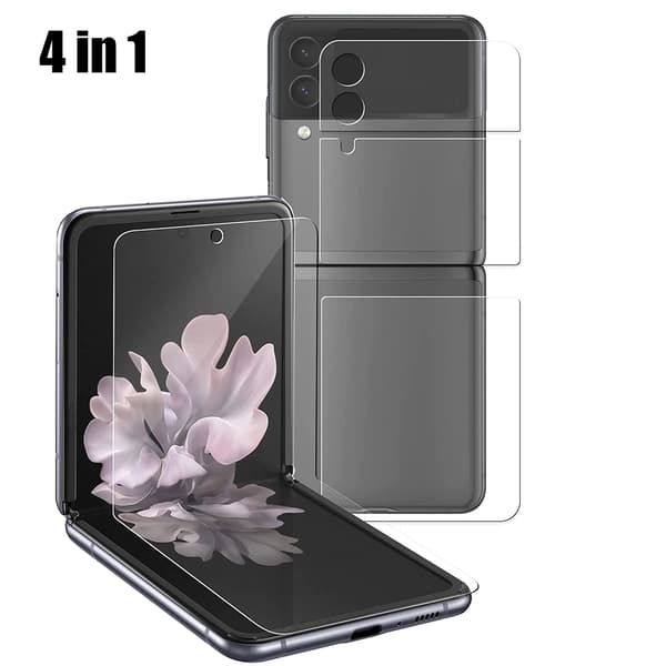 4-in-1 Z Flip 4 Hydrogel Skärmskydd & Kameralinsskydd