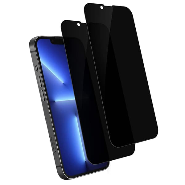 2-PACK Anti-Spy Skärmskydd HD 0,3mm iPhone 14