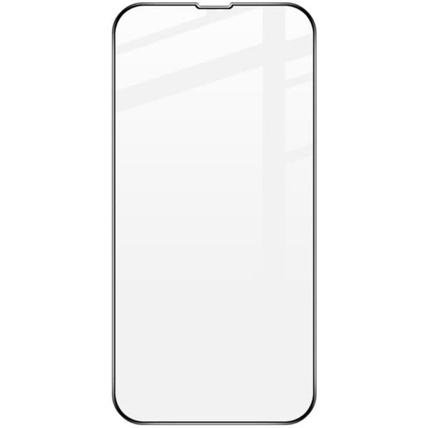 iPhone 14 IMAK Pro+ Heltäckande Härdat Glas Svart Ram