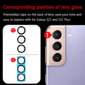 Miniatyrbild 6 av 6: 3-PACK Bakre Kameralins Reservdel Samsung Galaxy S21 Plus