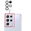 Miniatyrbild 2 av 4: 3-PACK Samsung Galaxy S21 Ultra Bakre Kameralins Reservdel