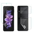 Miniatyrbild 3 av 10: 3-PACK Z Flip 4 - 3in1 Hydrogel Fram- & Baksida Sk�rmskydd