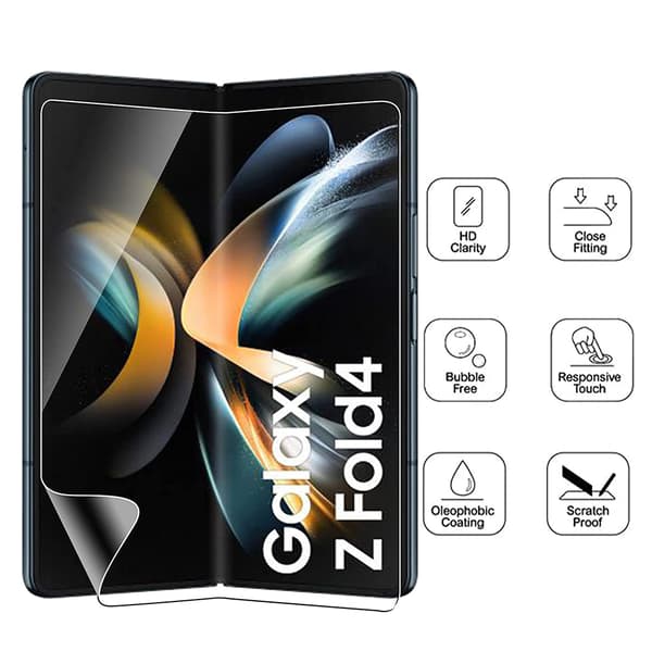 4in1 Z Fold 4 Hydrogel Skärmskydd & 2.5D Kameralinsskydd