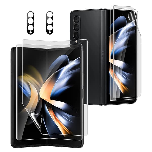 3-PACK 4in1 Z Fold 4 Hydrogel Skärmskydd & 2.5D Kameralinsskydd