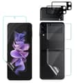Miniatyrbild 2 av 11: 3-PACK 4in1 Hydrogel Skärmskydd & 2.5D Kameralinsskydd Z Flip 4