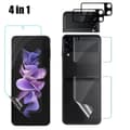 Miniatyrbild 1 av 11: 3-PACK 4in1 Hydrogel Skärmskydd & 2.5D Kameralinsskydd Z Flip 4