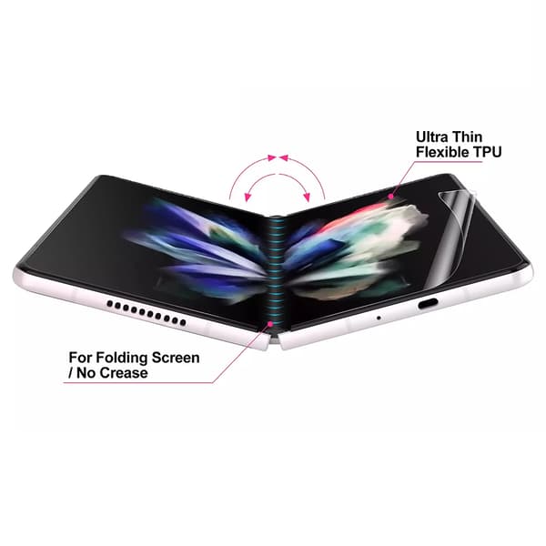 3in1 Hydrogel Fram- & Baksida Skärmskydd Z Fold 4