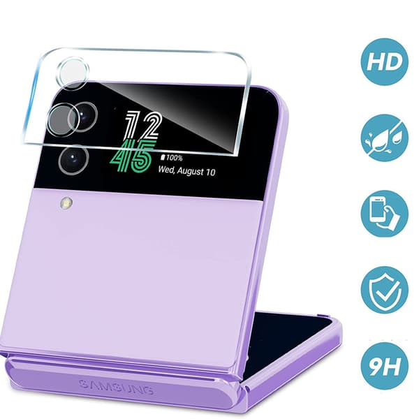 2-PACK Kameralinsskydd Standard HD Samsung Galaxy Z Flip 4