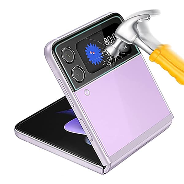 2-PACK Kameralinsskydd Standard HD Samsung Galaxy Z Flip 4