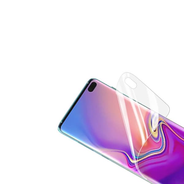 Galaxy S10 Plus Mjukt Fram- & Baksida PET Skärmskydd