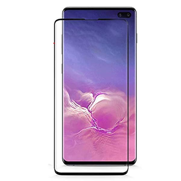 3-PACK Samsung Galaxy S10 Plus Skärmskydd 3D HD 0,3mm Transparent