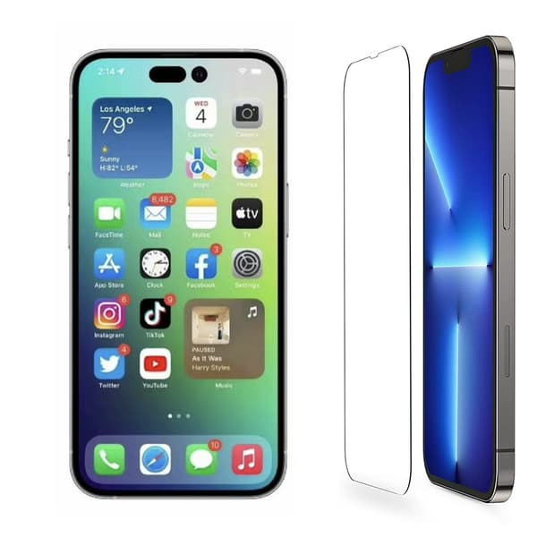 3-PACK iPhone 14 Pro 1 Set Sk�rmskydd + Kameralinsskydd HD 0,3mm