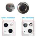 Miniatyrbild 7 av 11: 3-PACK iPhone 14 1 Set Skärmskydd + Kameralinsskydd HD 0,3mm