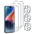 Miniatyrbild 1 av 11: 3-PACK iPhone 14 1 Set Skärmskydd + Kameralinsskydd HD 0,3mm