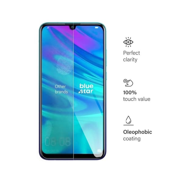 Blue Star Huawei P Smart (2019) Härdat Glas Skärmskydd