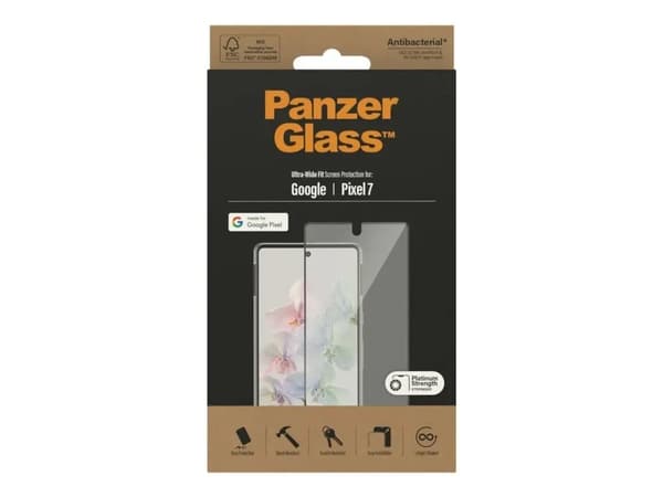 PanzerGlass™ | Skjermbeskytter - Ultra-Wide Fit | Google Pixel 7