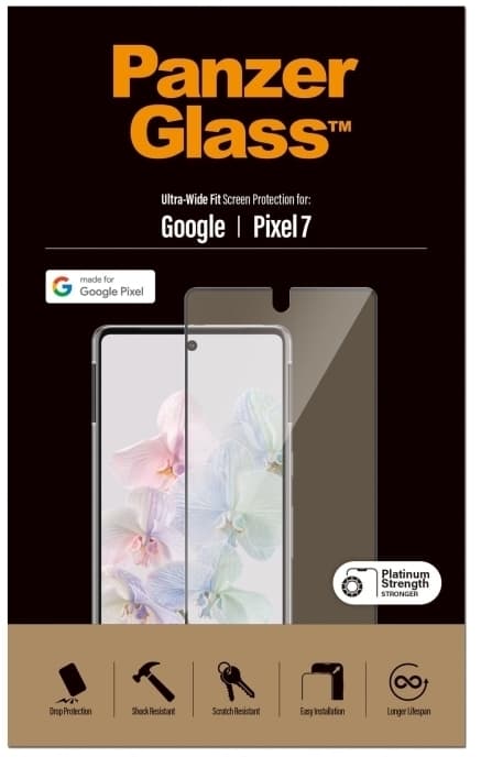 PanzerGlass™ | Skjermbeskytter - Ultra-Wide Fit | Google Pixel 7