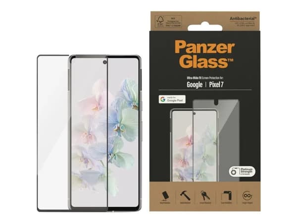 PanzerGlass™ | Skjermbeskytter - Ultra-Wide Fit | Google Pixel 7