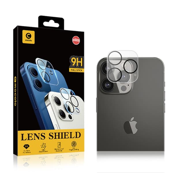 Mocolo Heltäckande Kameraskydd iPhone 14 Pro Härdat Glas