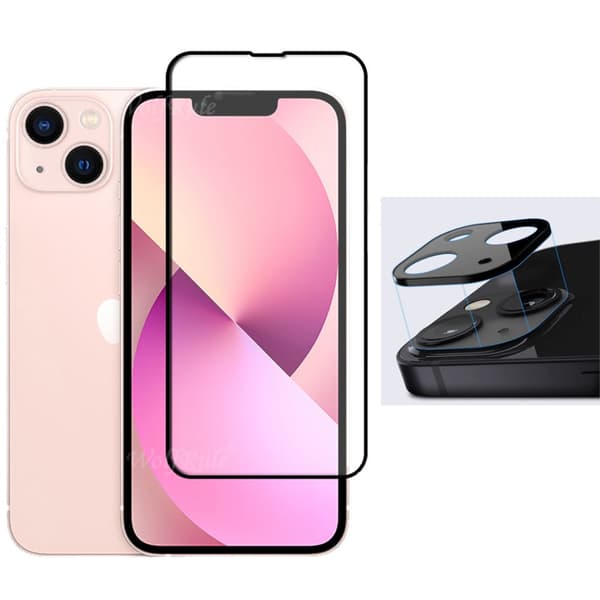 2-PACK Skärmskydd + Kameralinsskydd 2.5D HD 0,3mm iPhone 14 Plus