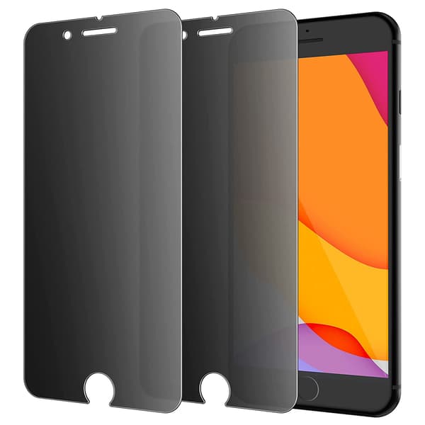 2-PACK Anti-Spy Skärmskydd HD 0,3mm iPhone 8 Plus