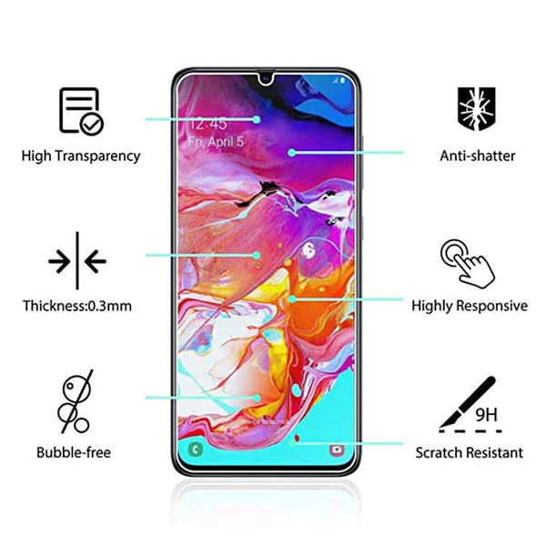 2-PACK Skärmskydd Standard HD 0,3mm Samsung Galaxy A70