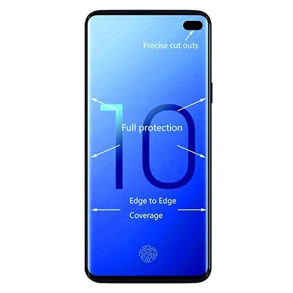 2-PACK Galaxy S10 Plus Skärmskydd 3D HD 0,3mm