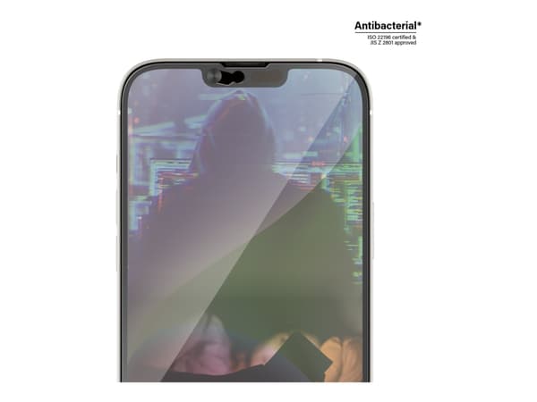 PanzerGlass CamSlider - Skärmskydd för mobiltelefon - lämplig för fodral - glas - ramfärg svart - för Apple iPhone 13 Pro Max, 14 Plus
