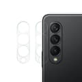 Miniatyrbild 1 av 7: [2-PACK] Galaxy Z Fold 4 Kameralinsskydd i Härdat glas 3D - Clear
