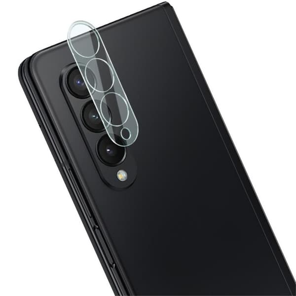 [1-PACK] Galaxy Z Fold 4 Kameralinsskydd i Härdat glas 3D - Clear