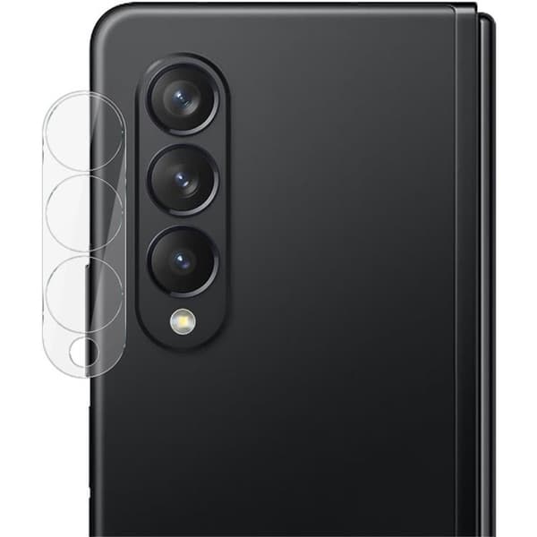 [1-PACK] Galaxy Z Fold 4 Kameralinsskydd i Härdat glas 3D - Clear