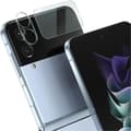 Miniatyrbild 5 av 7: [2-PACK] Galaxy Z Flip 4 Kameralinsskydd i Härdat glas HD - Clear