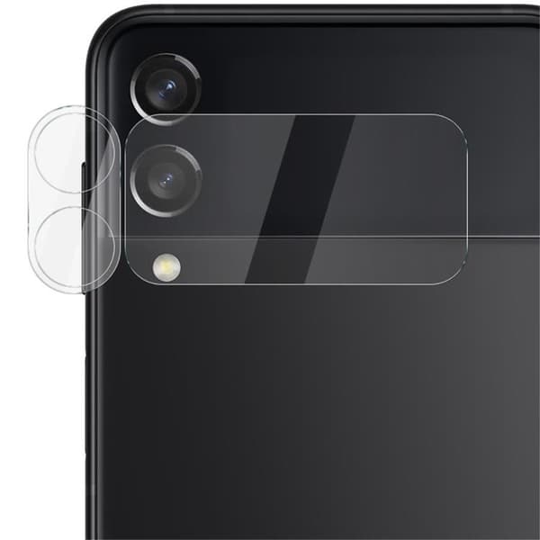 [2-PACK] Galaxy Z Flip 4 Kameralinsskydd i Härdat glas HD - Clear