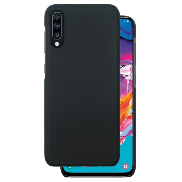 Champion Samsung Galaxy A70 Hårt Matt Skal - Svart