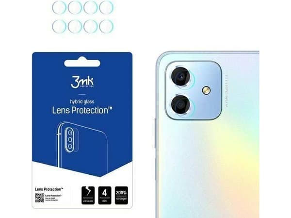 3MK Hybridglass for kameralinse 3MK Lens Protect Honor Play 6C [4 PACK]