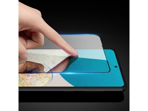 Dux Ducis Dux Ducis 9D herdet glass slitesterk 9H herdet glass for hele skjermen med ramme Samsung Galaxy A73 svart (veskevennlig)