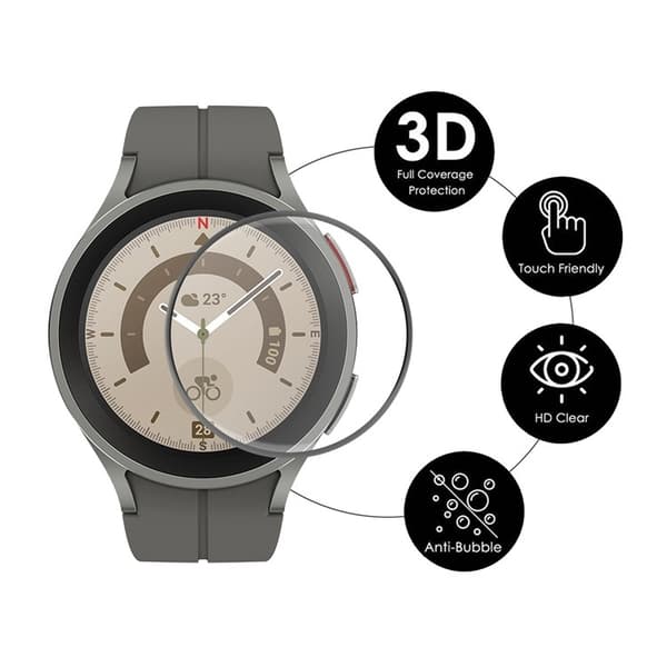 [1-PACK] ENKAY Galaxy Watch 5 Pro (45mm) Härdat Glas Skärmskydd