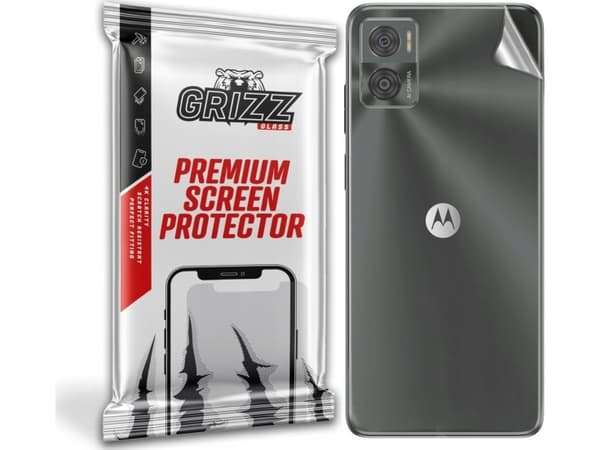 GrizzGlass Film for the back of Grizz Motorola Moto E22i