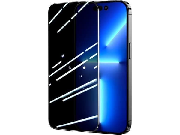 Joyroom Joyroom Knight 2.5D Privacy TG karkaistu lasi iPhone 14 Plus -puhelimelle Anti-Spy-suodattimella koko näytölle, jossa on selkeä kehys (JR-P03