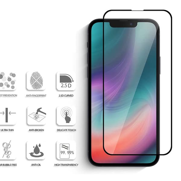 3-PACK iPhone 14 Keramiskt Skärmskydd HD 0,3mm
