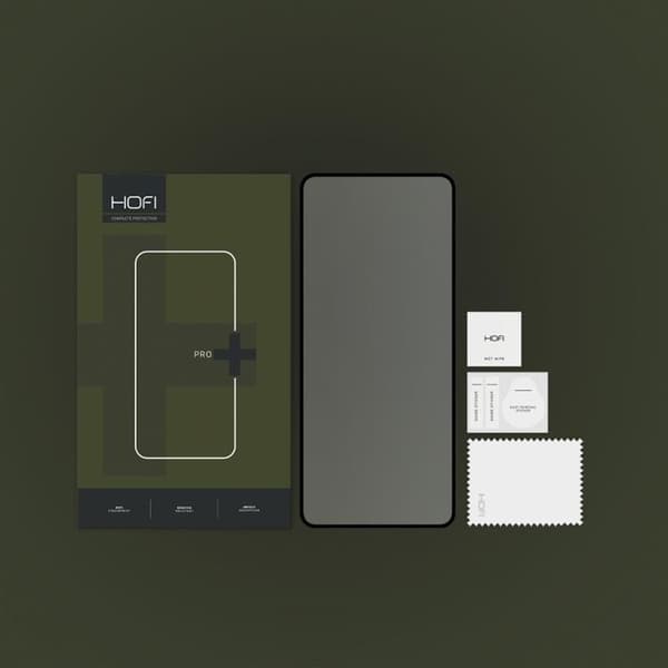 Hofi Realme 10 4G Härdat Glas Skärmskydd Pro Plus - Svart
