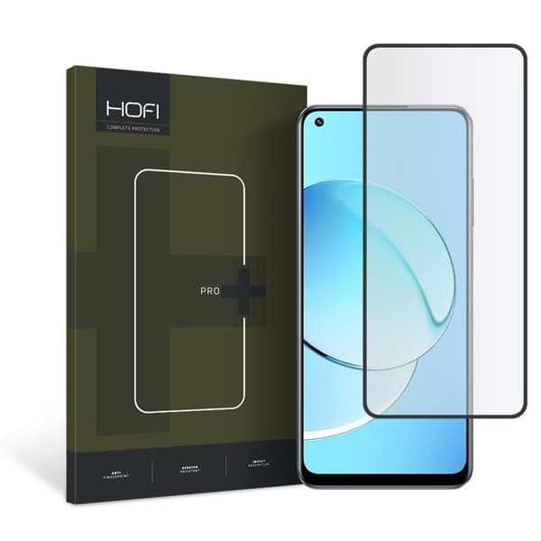 Hofi Realme 10 4G Härdat Glas Skärmskydd Pro Plus - Svart