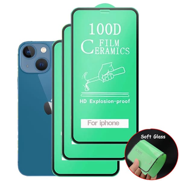 3-PACK iPhone 14 Plus Keramiskt Skärmskydd HD 0,3mm