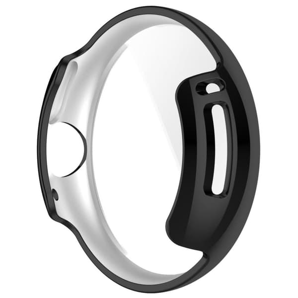 Google Pixel Watch Skal med Skärmskydd i Härdat Glas - Svart