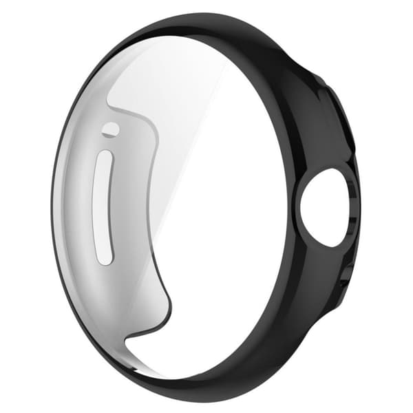 Google Pixel Watch Skal med Skärmskydd i Härdat Glas - Svart