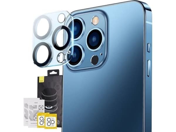Baseus 0,3 mm härdat glas för iPhone 14 Pro/14 Pro Max kamera (2 st)