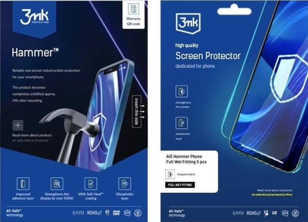 3MK All-In-One Hammer Phone wet assembly Sold in 5-pack, price is for 1 piece